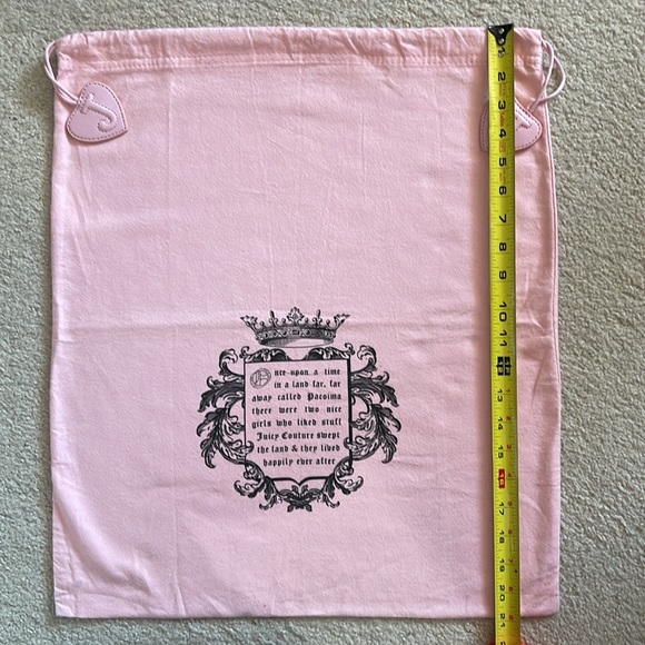 Juicy Couture Baby Pink Drawstring Dustbag - Picture 3 of 3